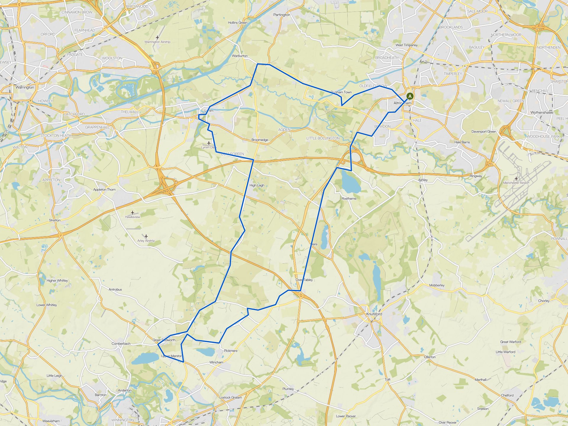 The best road cycling routes around Greater Manchester | Komoot